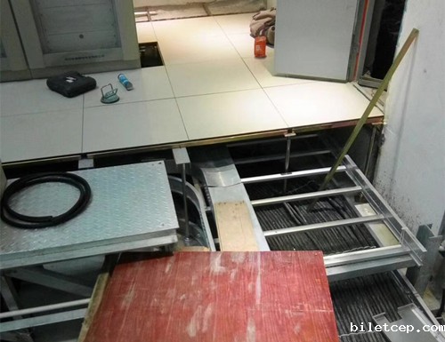 陶瓷面静电地板施工图 陶瓷面静电地板施工图